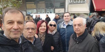 Η Ε.Α.Α.Λ.Σ στην συγκέντρωση διαμαρτυρίας εργαζομένων ΓΕΣΕΕ  και ΑΔΕΔΥ