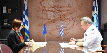 Ενίσχυση της συνεργασίας Λιμενικού Σώματος και Ύπατης Αρμοστείας του ΟΗΕ για τους πρόσφυγες