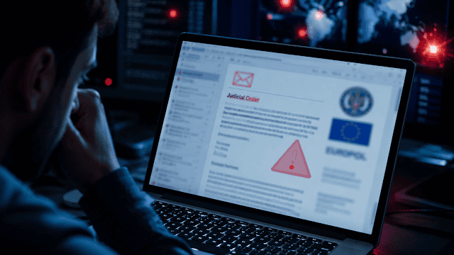 Phishing email στο όνομα της Europol και της ΕΛ.ΑΣ. – Προειδοποίηση για ψεύτικη «Δικαστική Διαταγή»